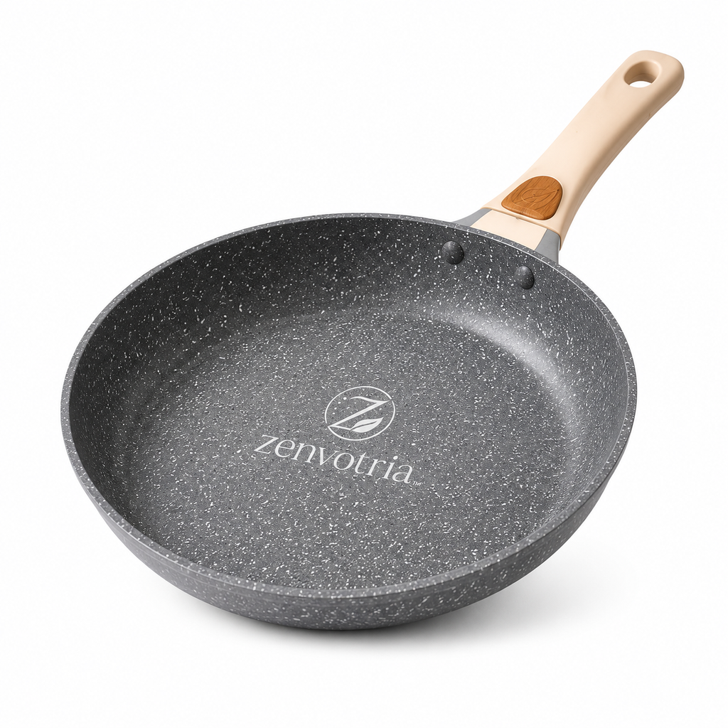 Zenvotria™ PureGlaze Ceramic Non-Stick Cookware