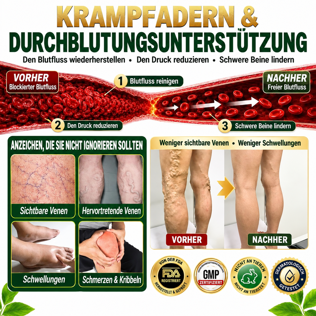 ☘️ GreenFeel® Berberin-Moringa-Bienengift Detox-Schlankheits-Fußbadperlen unterstützen das Gewichtsmanagement, die Lymphdrainage, eine gesunde Durchblutung, das weibliche Wohlbefinden und ein straffer wirkendes Hautbild. 🔥